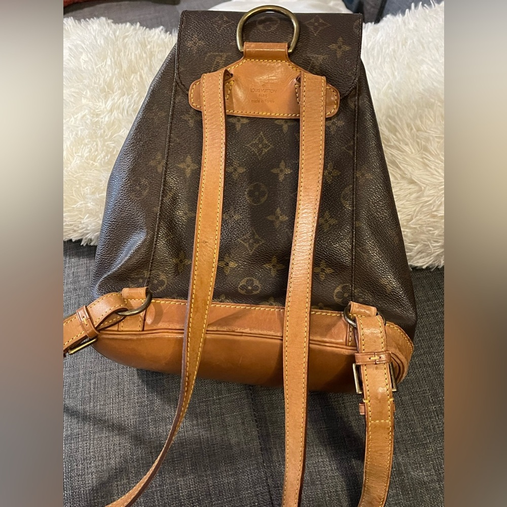 VINTAGE Authentic LOUIS VUITTON Montsouris MM Backpack - Picture 2 of 11